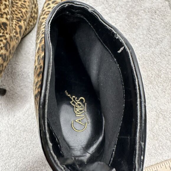 Carlos Santana Women's Ankle Boot Pizazz Bootie Animal Leopard Print 7M - Picture 7 of 11